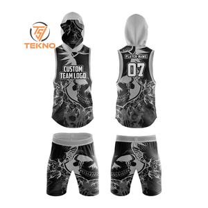 Venta al por mayor nuevo diseño 7on7 bandera uniforme conjuntos mejor calidad transpirable impresión por sublimación completa tamaño personalizado 7v7 uniforme para hombres - Product Image 5