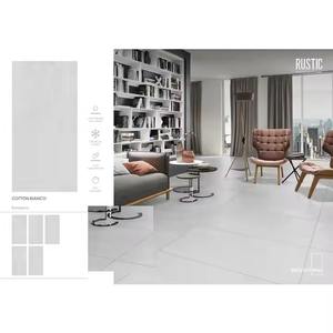 Cotton Gris Decorative Ceramic Wall Tiles Grey Marble Look Porcelain Full Body Floor Tiles 60x120cm Mosaic Interior Vitrified - Product Image 4