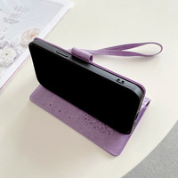 Étui de téléphone portable en cuir de conception personnalisée créative à la mode pour iPhone 15 14 Plus 13 porte-carte élégant étui de téléphone portable dynamique