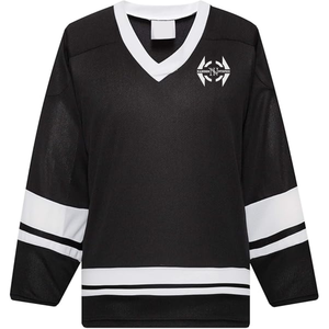 Maillots de hockey sur glace unisexes pour équipes nationales, service OEM, impression par sublimation personnalisée, 100% polyester, maille respirante, haute qualité - Product Image 3