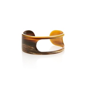 Bracelet et bracelet en corne polie pour un style chic - Product Image 1