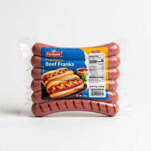ฮ็อตด็อกเนื้อวัวสำหรับจัดเลี้ยงและขายปลีกอายุการใช้งานยาวนานบรรจุอย่างปลอดภัยสำหรับตลาดส่งออกและตลาดภายในประเทศ - Product Image 3