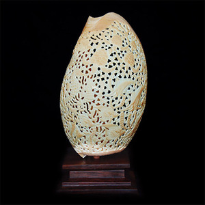 Sculpture art BIJOUX SEASHELL avec Sculpture Art 22x12 Taille Shell Matériel Avec Style Animal - Product Image 1