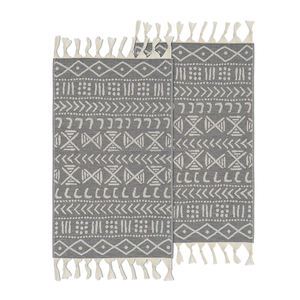 Lot de 4 petites serviettes de cuisine en éponge turque, Peshkir, Pestemal Farmhouse essuie-mains décoratifs New Style Quick dry Rustic - Product Image 6