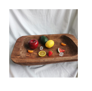 Pâte à fruits en bois bol forme Unique lave-vaisselle fruits prix de gros pour la maison Restaurant ustensiles de cuisine utilisation - Product Image 3