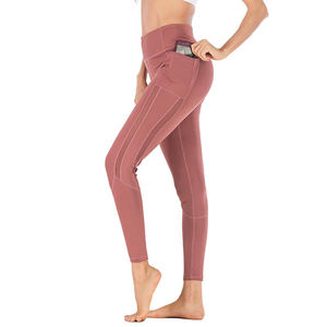 Leggings Deportivos Personalizados para Mujer, Cintura Elástica, Estiramiento en Cuatro Direcciones, Secado Rápido, Ropa de Yoga Ligera, Tejido Suave y Transpirable, Color Sólido - Product Image 2