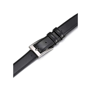 Ceinture à boucle coulissante de haute qualité pour hommes et femmes, en cuir véritable, de marque de luxe, avec logos personnalisés - Product Image 4
