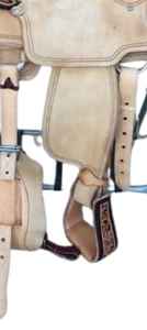 Silla de Montar para Caballo 100% Premium, Silla de Exhibición Occidental de Alta Calidad, Cuero, Estilo Personalizado, Color, Tamaño, Origen India, Hecha al Mejor Precio - Product Image 3