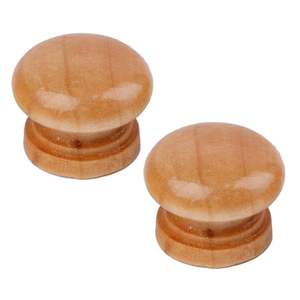 Armoire tiroir bouton en bois forme ronde 30 mm armoire boutons maison hôtel tiroir commode bouton en bois coût moins cher - Product Image 4