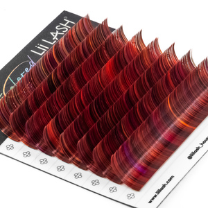 ขนตาขนมิงค์หลากสีแบบกำหนดเองขนตาผ้าไหมนุ่มพิเศษอุปกรณ์ที่สะดุดตาสำหรับคริสต์มาส - Product Image 4