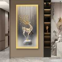 Cuadro Decorativo de Pared con Cristales Iluminados por LED Rising Hope, 4x2 pies