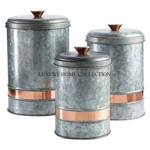 Ollas y recipientes de cocina decorativos de metal que ahorran espacio con texturas únicas, ideales tanto para la función como para el atractivo estético - Product Image 3