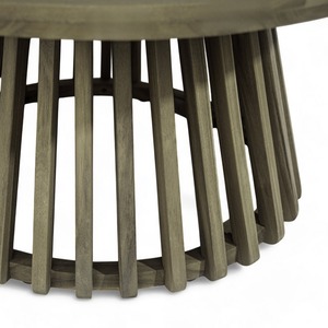 Table d'appoint d'intérieur moderne Table basse ronde en bois pour chambre à coucher salon décoration intérieure - Product Image 2