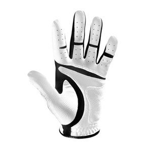 Guantes de golf de cuero con dedos completos para uso en exteriores Venta caliente Diseño de su propio logotipo Guante de golf suave - Product Image 2