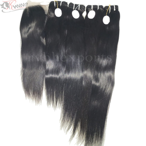 Super Single Donor Human Hair 100% <b>Top</b> Quality Raw Unprocessed Hair Wholesale - Product Image 4