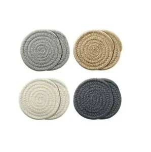 Nouveau design de sous-verre en jute de luxe personnalisé à forte valeur ajoutée élégant pour la maison, l'hôtel et la décoration de table en vente en gros - Product Image 5