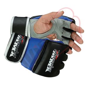 Guantes de Entrenamiento de MMA de Piel Sintética con Logotipo Personalizado al por Mayor, Transpirables, de Medio Dedo, para Boxeo, Kickboxing y Entrenamiento - Product Image 1