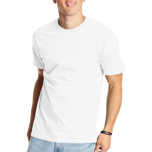 Camiseta Deportiva para Hombre, 220 GSM, Cuello Redondo, Poliéster/Algodón, Transpirable, Secado Rápido, Corte Regular, para Gimnasio, con Soporte OEM - Product Image 1