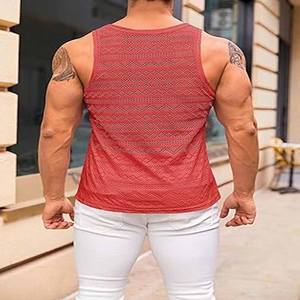 Hot Summer Casual <b>Tank</b> <b>Top</b> for <b>Men</b> and Women 100% Cotton High Quality with Button Decoration Plain <b>White</b> Color - Product Image 5