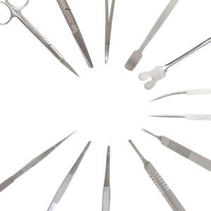 Herramientas de acero inoxidable Veterinar, equipo experimental de corte de aguja de disección, instrumento de tijeras de sonda de Surgiright - Product Image 2