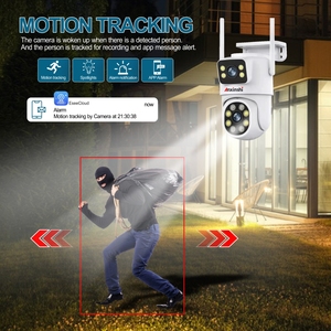 16CH draadloze PTZ-<span class=keywords><strong>camera</strong></span> met dubbele lens en 16CH draadloze camerakits ondersteunen externe weergave en menselijke detectie voor thuisbeveiligingssystemen - Product Image 3