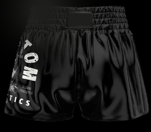 Pantalones cortos de Muay Thai para hombre de etiqueta privada, pantalones cortos de boxeo MMA con estampado de sublimación, pantalones de entrenamiento BJJ, ropa deportiva de Spandex - Product Image 2