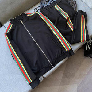 Ensemble de survêtement d'entraînement unisexe personnalisé avec logo 2023, 2 pièces, respirant, écologique, polyester/coton, survêtement de fitness - Product Image 4