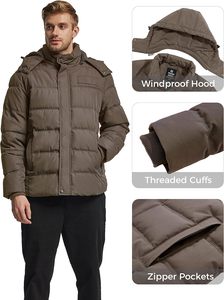Top Trending Winter Men's Custom Printed <b>Puffer</b> <b>Jackets</b> Waterproof Windproof High Quality Customizable Design <b>Cheap</b> Price - Product Image 3