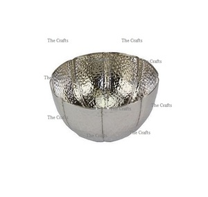 Último diseño Cuenco para servir Acero inoxidable Color plata Forma personalizada Cuenco para frutas secas a precio competitivo - Product Image 1