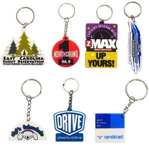 Porte-clés en caoutchouc PVC souple personnalisé Porte-clés avec logo 3D pour la promotion Cadeau souvenir - Product Image 1