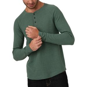 T-shirts décontractés exclusifs pour hommes, tricotés, col rond, épaules tombantes, manches longues, grande taille, séchage rapide, respirants, couleurs et tailles personnalisées BD - Product Image 4