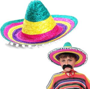 Mini Sombrero de paja mexicano hecho a mano, nuevo estilo para adultos, diseño de Vietnam y México, accesorio de fiesta de moda personalizable - Product Image 3