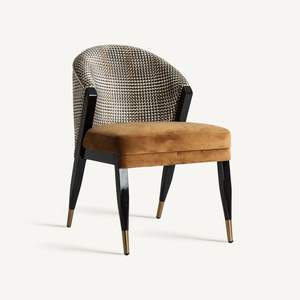 Silla de Comedor Moderna de Madera, Acolchada, Resistente y Ecológica para Hotel, Restaurante, Cafetería, Sala de Estar, Muebles Decorativos al por Mayor - Product Image 2