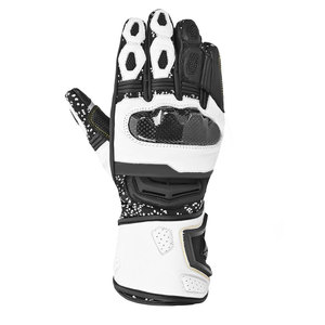 Guantes de carreras de cuero Moq bajo de alta demanda/Guantes de carreras de cuero de dedo completo de último estilo a la venta - Product Image 1