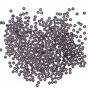 Lentejuela Lisa Negra de 4mm Selanusa de México Lote 20 - Product Image 1