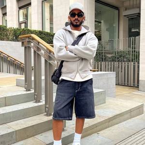 2025 vierge 500 Gsm 100% coton lourd Zipup sweat à capuche unisexe personnalisé de haute qualité français éponge Vintage recadrée sweat à capuche zippé - Product Image 2