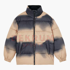 Blouson matelassé personnalisé OEM 2024 avec logo, col montant, chaud, écologique, respirant, couleur unie, best-seller hiver - Product Image 5