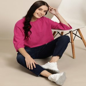 T-shirt Boxy à manches et épaules tombantes T-shirt oversize Drop Shipping Custom Graphic Printed T Shirt OEM Logo Women Clothing - Product Image 2