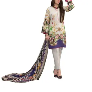 High On Demand Paquistanês Salwar Kameez Bordados Ternos Para Festa E Casamento Atacado Indian Supplier Shop Vestidos Preço baixo