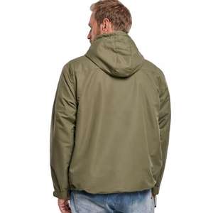 Chaqueta con Capucha de Media Cremallera Informal de Alta Calidad, Chaqueta Cortavientos Impermeable y Resistente al Viento para Hombre - Product Image 4