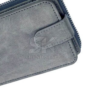 Customizable Designed Genuine Leather Single Shade Around Zip <b>Wallet</b> Premium Quality Leather Single Shade Around Zip <b>Wallet</b> - Product Image 4