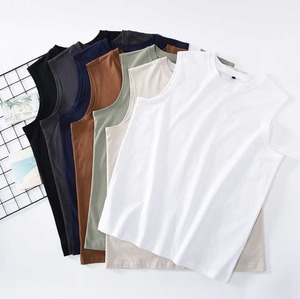 เสื้อกล้ามออกกำลังกายแขนกุดผู้ชายเสื้อออกกำลังกายลำลองเสื้อออกกำลังกายโลโก้กำหนดเองได้2025 - Product Image 5