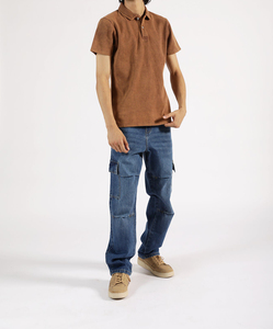 Polo de travail réfléchissant uni pour hommes, haute visibilité, vente en gros, commande en gros, lot de polos vierges pour hommes - Product Image 2