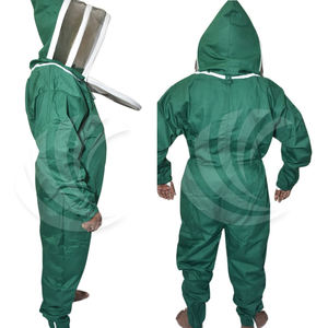 Traje de apicultura de cuerpo completo con velo desmontable y puños elásticos, traje de apicultura profesional con velo protector y cremallera frontal - Product Image 2