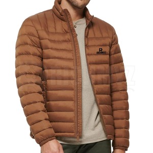 Blouson d'hiver personnalisé 2026 – Nouveauté en gros – Blousons matelassés en nylon coupe-vent et imperméables avec fermeture éclair et logo frontal – En promotion - Product Image 3