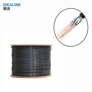 Nhà Sản Xuất Cáp Lan Ngoài Trời 305M Cat6 <span class=keywords><strong>SFTP</strong></span> 4 Cặp Cáp Ethernet <span class=keywords><strong>Cat</strong></span> <span class=keywords><strong>6</strong></span> Cuộn Cáp Mạng Cca - Product Image 4
