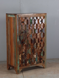 Multi Functional Wooden <b>Sideboard</b> Cabinet Buffet <b>Storage</b> Furniture for Home Dining Room Living Room with Display Shelves Modern - Product Image 6