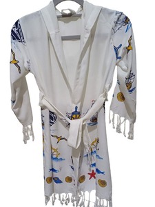 ตุรกี Lux เสื้อคลุมอาบน้ําคลุมด้วยผ้าผู้หญิงผู้ชายเด็กแห้งเร็วชายหาดสระว่ายน้ําสปาบ้านคุณภาพดีลวดลายระบายอากาศ - Product Image 4