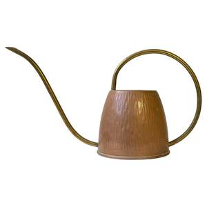 Arrosoir en métal zinc de grande capacité, design personnalisé, finition argent mat enduit de poudre, capacité de 8 L - Product Image 4