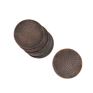 Unique Style Metal Coaster Round Shape Gold Finished for Home and Hotel Tabletop Tea and Coffee Cup Serving Coasters - Product Image 4
